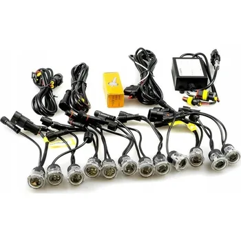 Denní svícení LED světla pro denní svícení Očka 23mm DRL + 12 Kusů Homologace