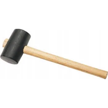Kladivo Gumová palička s dřevěnou rukojetí
