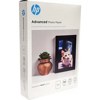 Fotopapír Lesklý fotopapír HP 10 x 15 cm, 250 g/m2, 100 ks