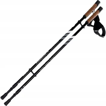 Trekingová hůl Trekingové hole Hi-Tec Alpenstock 85-135 cm černé