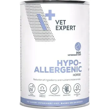 Krmivo pro psa VetExpert HYPOALLERGENIC HORSE - mokré krmivo pro psy 400g