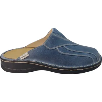 Pánské polobotky 1515 - 50 pánské zdravotní kožené nazouváky 46