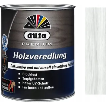 barva a nátěr na dřevo Lazurovací lak düfa 2,5 l bílý polomat