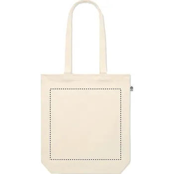 Nákupní taška Plátěná nákupní taška 270g Sítotiskový transfer (max. 4 barvy, 300x300mm) 4 barvy 2000 FRONT