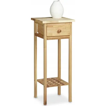 Konferenční stolek Konzolový Stolek Relaxdays odstíny hnědé, ořech matný 25 x 60 x 25 cm