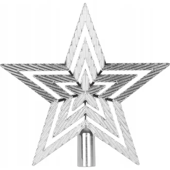 Vánoční dekorace Špičky na stromeček Hvězda 19,5 cm 1 ks