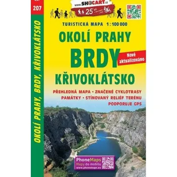 SC 207 Okolí Prahy, Brdy, Křivoklátsko 1:100 000
