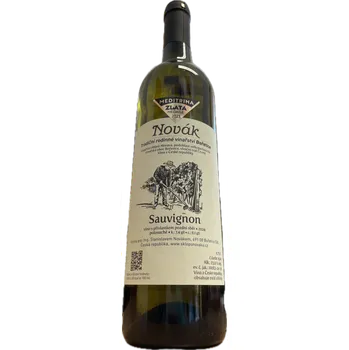 Sauvignon 2024, pozdní sběr, Rodinné vinařství Novák Bořetice, polosuché