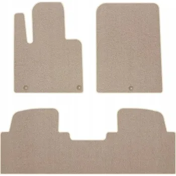 autokoberec Koberce Edecor velurové 3 ks