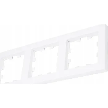 Elektrická zásuvka Schrack trojitý Rámeček bílý