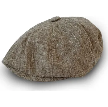 Čepice Pánská bekovka v béžové barvě, VELIKOST M/L