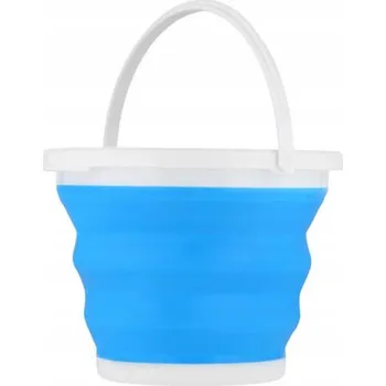 kbelík Skládací turistické kempingové vědro modré 10L - ideální na mytí nádobí