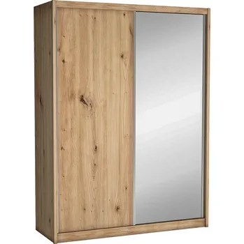 Šatní skříň Šatní skříň MACI II | 180 cm | se zrcadlem | artisan