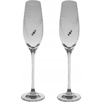 Sklenice Skleničky na šampaňské Bohemia 210ml 2 ks