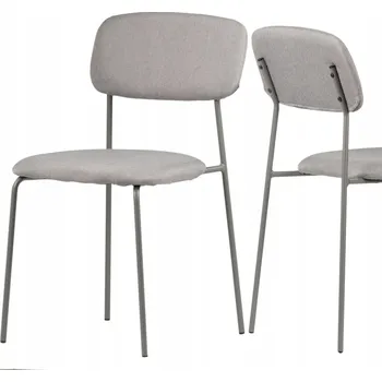 Jídelní židle Židle Bankietowo látka šedá 1 ks