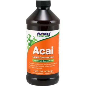 Fitness strava Acai tekutý koncentrát - NOW Foods Balení (ml): 473 ml
