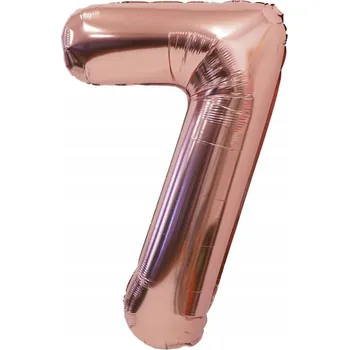 Balónek Balón ČÍSLICE 7 růžové zlato 85 cm