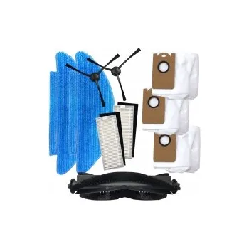 Sada příslušenství pro robotický vysavač HEPA filtry a kartáče k vysavači TESLA AI300 Smart Robot Vacuum Laser sada mopů a sáčky 10ks