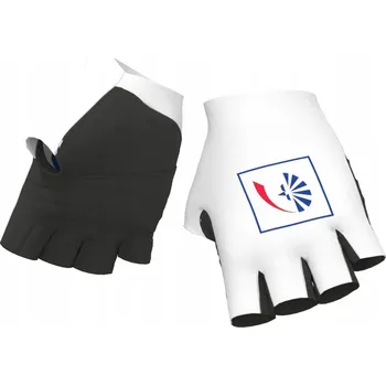 Cyklistické rukavice Cyklistické rukavice teamové Alé Cycling Groupama FDJ Bílé L