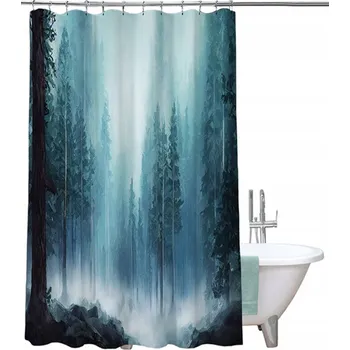 Sprchový závěs Závěs do sprchy textilní 200 x 180 cm