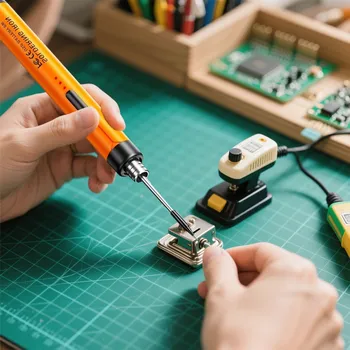 Bezpečnostní kamera BEZDRÁTOVÁ USB PÁJEČKA 800MAH SE STOJANEM A REGULACÍ TEPLOTY