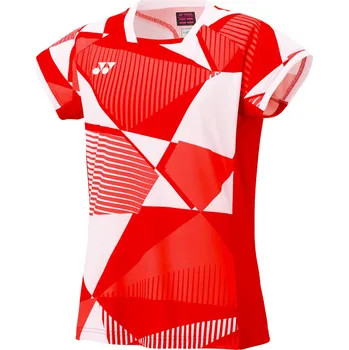 Dámské tričko Yonex Women's Crew Neck Shirt 20850 Tango Red S