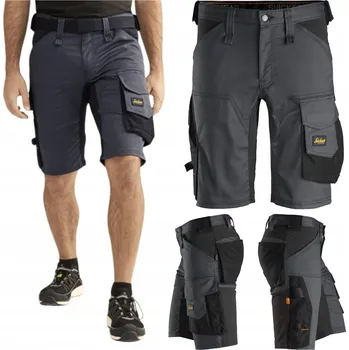 Pánské kraťasy Pracovní kraťasy Snickers AllroundWork 6143 Stretch, vel. 56, šedé