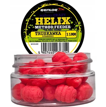 Boilies Crazy Wafters Helix GENLOG Jahoda 11mm 15g