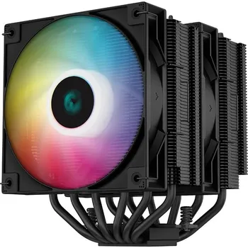 PC ventilátor DEEPCOOL chladič AG620 BK ARGB / 2x 120mm fan / 6x heatpipes / PWM / pro Intel i AMD / černý R-AG620-BKANMN-G-2