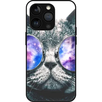 Pouzdro na mobilní telefon iSaprio MagSafe lesklé pouzdro - Apple iPhone 14 Pro - Galaxy Cat (Lesklé MagSafe pouzdro iSaprio pro Apple iPhone 14 Pro - Galaxy Cat - tvrzený skleněný obal a ochranný kryt s elegantním designem a měkkými boky)