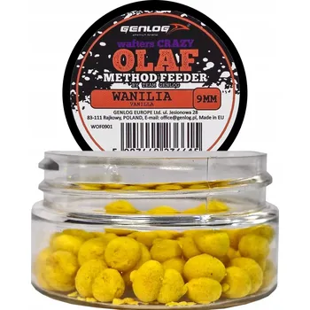 Boilies Crazy Wafters Olaf GENLOG Vanilka 9mm 15g