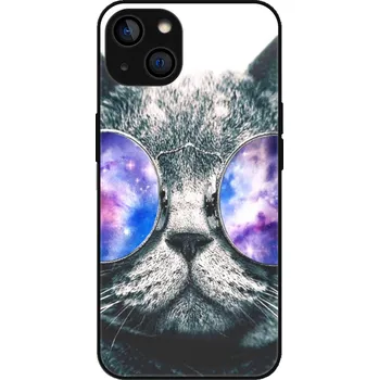 Pouzdro na mobilní telefon iSaprio MagSafe lesklé pouzdro - Apple iPhone 14 - Galaxy Cat (Lesklé MagSafe pouzdro iSaprio pro Apple iPhone 14 - Galaxy Cat - tvrzený skleněný obal a ochranný kryt s elegantním designem a měkkými boky)