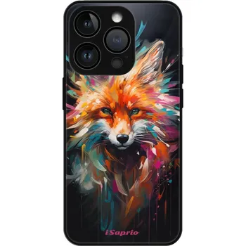 Pouzdro na mobilní telefon iSaprio MagSafe lesklé pouzdro - Apple iPhone 15 Pro - Neon Fox (Lesklé MagSafe pouzdro iSaprio pro Apple iPhone 15 Pro - Neon Fox - tvrzený skleněný obal a ochranný kryt s elegantním designem a měkkými boky)