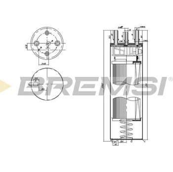 Palivový filtr Palivový filtr BREMSI FE0779