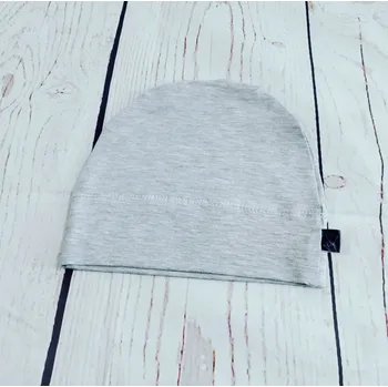 Kojenecká čepice Yháček Rostoucí čepička Yháček, světle šedý melír Velikost:: M