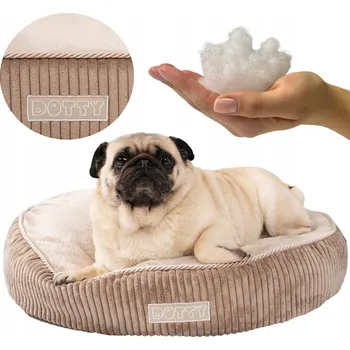 Pelíšek pro psa Pelíšek pelíšek DOTTY - měkký pelíšek pelíšek pro psy, nízký taburet