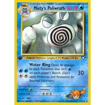 Sběratelská karetní hra Misty´s Poliwrath 031/132 - Gym Heroes