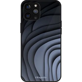 Pouzdro na mobilní telefon iSaprio MagSafe lesklé pouzdro - Apple iPhone 12 Pro - Dark Waves 10 (Lesklé MagSafe pouzdro iSaprio pro Apple iPhone 12 Pro - Dark Waves 10 - tvrzený skleněný obal a ochranný kryt s elegantním designem a měkkými boky)