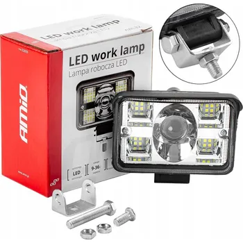 Pracovní světlo Pracovní halogenová lampa / světlomet 45W COMBO 17xLED 12V 24V 3400lm 6500K