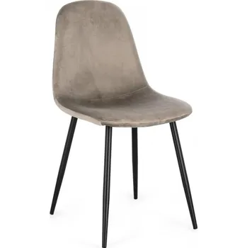 Jídelní židle BIZZOTTO Jídelní židle NEW IRELIA béžová se sametovým efektem