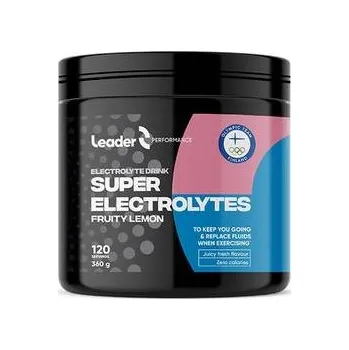 Iontový nápoj Leader Super Electrolytes 360g broskev