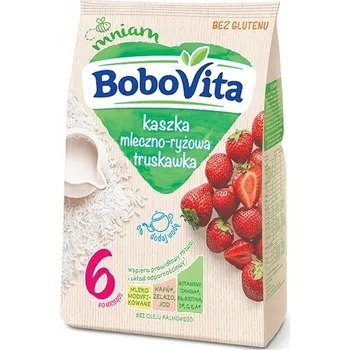 BOBOVITA Mléčná rýžová kaše Jahoda 6m+ 230 g