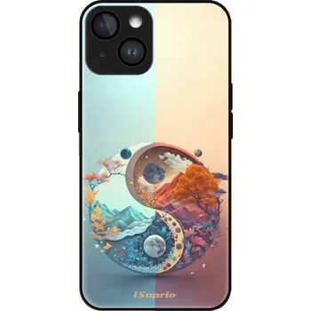 Pouzdro na mobilní telefon iSaprio MagSafe lesklé pouzdro - Apple iPhone 15 - Jin Jang (Lesklé MagSafe pouzdro iSaprio pro Apple iPhone 15 - Jin Jang - tvrzený skleněný obal a ochranný kryt s elegantním designem a měkkými boky)