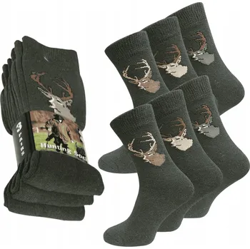 Pánské ponožky Jäger Socken Ponožky zelené, velikost 39-42