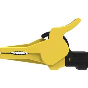 Krokosvorka Schützinger SAK 9230 Ni / GE bezpečnostní krokosvorka, zásuvka, žlutá