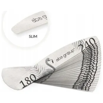 Pilník na ruce Aba group půlměsíc (loďka) papírový bílý, šedý