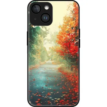 Pouzdro na mobilní telefon iSaprio MagSafe lesklé pouzdro - Apple iPhone 15 - Autumn 03 (Lesklé MagSafe pouzdro iSaprio pro Apple iPhone 15 - Autumn 03 - tvrzený skleněný obal a ochranný kryt s elegantním designem a měkkými boky)