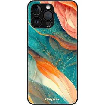 Pouzdro na mobilní telefon iSaprio MagSafe lesklé pouzdro - Apple iPhone 15 Pro Max - Abstract Marble (Lesklé MagSafe pouzdro iSaprio pro Apple iPhone 15 Pro Max - Abstract Marble - tvrzený skleněný obal a ochranný kryt s elegantním designem a měkkými boky)