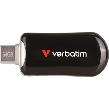 USB flash disk 64GB USB Flash 3.2 G1 USB-C Bk VERBATIM