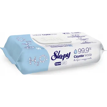 Dětský vlhčený ubrousek Vlhčené ubrousky pro děti 99,9% vody, biologicky odbouratelné 50 Ks . Sleepy